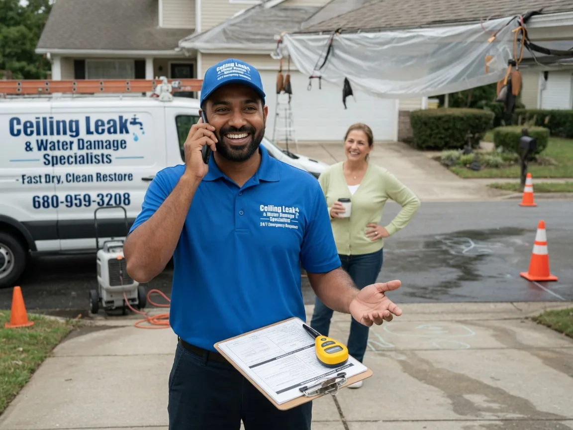 Ceiling Leak Cleanup Goldthwaite, TX FAQs